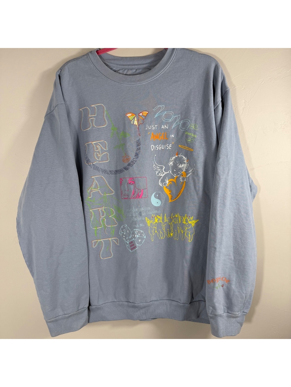 BOYS LIE Angel Disguise Graphic Sweatshirt | One Size
